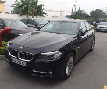 BMW 5 Series    520i   2015 - Bán BMW 520i 2015, màu đen, nhập khẩu 