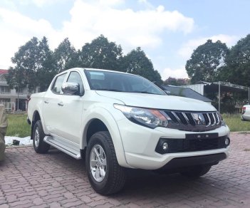 Mitsubishi Triton 2.5L Diesel 2019 - Cần bán xe Mitsubishi Triton 2.5L đời 2019, màu trắng, khuyến mại cực lớn