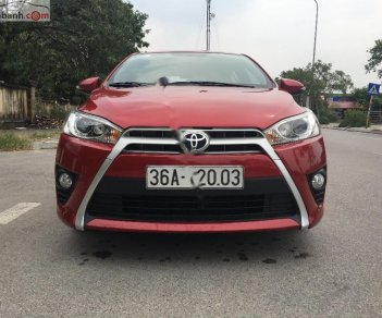 Toyota Yaris 1.3G 2015 - Gia đình bán gấp Toyota Yaris 1.3G đời 2015, màu đỏ, xe nhập