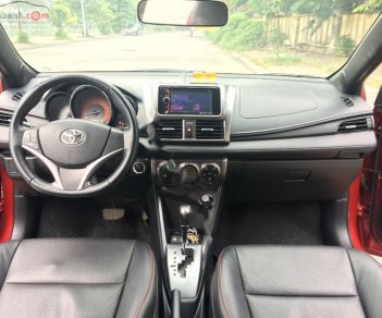 Toyota Yaris 1.3G 2015 - Gia đình bán gấp Toyota Yaris 1.3G đời 2015, màu đỏ, xe nhập