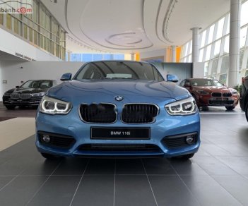 BMW 1 Series 118i 2018 - Bán xe BMW 118i 2018, màu xanh lam, xe nhập