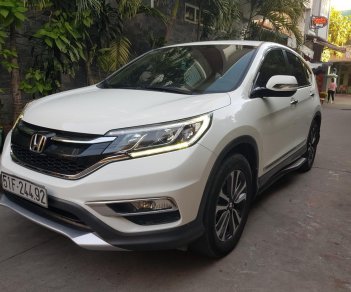 Honda CR V 2.0 AT 2015 - Bán ô tô Honda CR V 2.0 AT đời 2015, màu trắng giá cạnh tranh