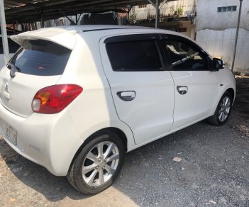 Mitsubishi Mirage 1.2 CVT Full 2015 - Bán Mitsubishi Mirage 1.2 CVT Full năm sản xuất 2015, màu trắng, nhập khẩu nguyên chiếc, giá tốt