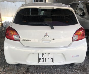 Mitsubishi Mirage 1.2 CVT Full 2015 - Bán Mitsubishi Mirage 1.2 CVT Full năm sản xuất 2015, màu trắng, nhập khẩu nguyên chiếc, giá tốt