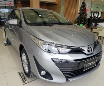 Toyota Vios 1.5G 2019 - Bán Toyota Vios bản cao cấp G sản xuất 2019, số tự động, máy xăng, màu bạc, nội thất màu kem