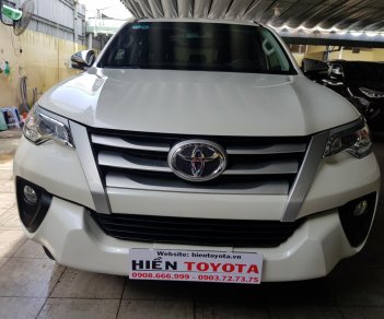 Toyota Fortuner 2.4G 2017 - Bán Toyota Fortuner 2.4G đời 2017, màu trắng, xe nhập