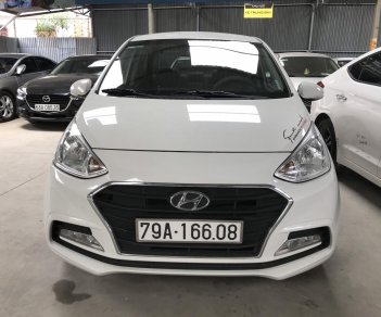 Hyundai Grand i10   1.2AT 2017 - Bán Hyundai Grand I10 sedan 1.2AT màu trắng, số tự động, sản xuất 2017, đi đúng 11000km