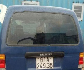 Suzuki Super Carry Van   2009 - Bán Suzuki Carry Van màu xanh, 7 chỗ, đời 2009, máy móc zin