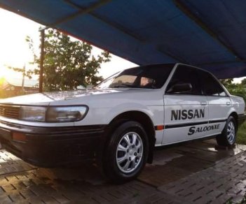 Nissan Bluebird   1.8 1989 - Bán ô tô Nissan Bluebird 1.8 sản xuất 1989, màu trắng, nhập khẩu nguyên chiếc, xe đẹp