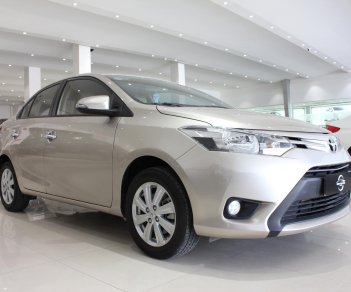 Toyota Vios 1.5 2018 - Cần bán xe Toyota Vios 1.5 sản xuất 2018, màu vàng cát, odo: 23.000 km, xe đẹp