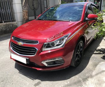 Chevrolet Cruze 1.8 LTZ 2018 - Cần bán xe Chevrolet Cruze LTZ 2018 màu đỏ mâm đen, BSTP