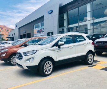 Ford EcoSport Titanium 1.5 2019 - Cần bán gấp Ecosport Titanium 1.5 màu trắng, đưa trước 1xx triệu, có sẵn giao nhanh