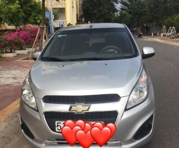 Chevrolet Spark   LS 2015 - Gia đình bán lại xe Chevrolet Spark LS đời 2015, màu bạc