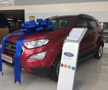 Ford EcoSport Titanium 1.5L AT 2019 - Cần bán Ford EcoSport Titanium 1.5L AT sản xuất năm 2019, màu đỏ