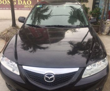 Mazda 6 2004 - Bán Mazda 6 đời 2004, màu đen xe gia đình, 217 triệu