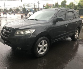 Hyundai Santa Fe   2008 - Bán Hyundai Santa Fe năm 2008, màu đen, xe nhập, số sàn