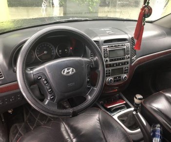 Hyundai Santa Fe   2008 - Bán Hyundai Santa Fe năm 2008, màu đen, xe nhập, số sàn