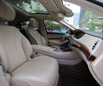 Mercedes-Benz S class S400 2017 - Bán ô tô Mercedes S400 sản xuất năm 2017, màu trắng nội thất kem, chạy hơn 2 vạn