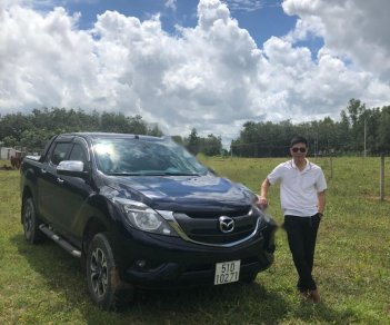 Mazda BT 50   2017 - Bán Mazda BT 50 đời 2017, màu xanh lam, xe nhập, giá 520tr