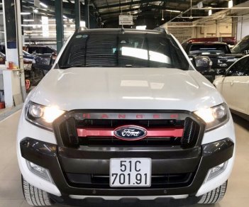 Ford Ranger 2015 - Bán Ford Ranger Wildtrak 3.2L 4x4 AT đời 2016, màu trắng, nhập khẩu nguyên chiếc, giá tốt