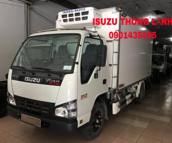 Isuzu QKR 2022 - Isuzu thùng đông lạnh, KM máy lạnh, 12 phiếu bảo dưỡng, radio MP3