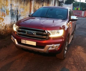 Ford Everest 2017 - Bán Ford Everest Titanium 2.2L 4x2 AT 2017, màu đỏ, nhập khẩu