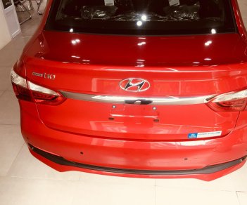 Hyundai Grand i10 1.2 AT   2019 - Bán Hyundai 1.2 AT sedan 2019, màu đỏ sẵn xe giao ngay, hỗ trợ trả góp lên đến 80%, chỉ 100tr nhận xe