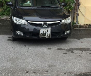 Honda Civic   2008 - Bán Honda Civic sản xuất năm 2008, màu đen, nhập khẩu 