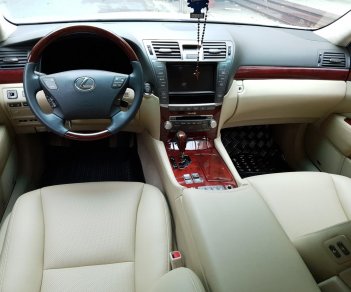 Lexus LS 2010 - Bán xe Lexus LS 460L sản xuất 2010, model 2011, màu trắng, nội thất kem
