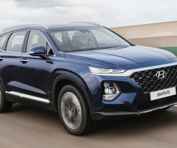 Hyundai Santa Fe 2019 - Hyundai Santafe, giảm 65tr tiền mặt + PK vay 85% giao xe ngay