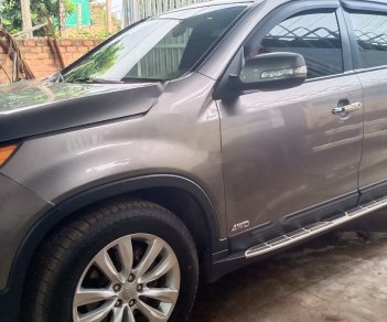 Kia Sorento GAT 2.4L 4WD 2010 - Bán Kia Sorento GAT 2.4L 4WD đời 2010, màu xám, xe nhập số tự động