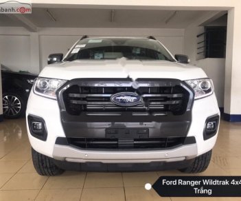 Ford Ranger Wildtrak 2.0L 4x4 AT 2019 - Bán ô tô Ford Ranger Wildtrak 2.0L 4x4 AT 2019, màu trắng, xe nhập, giá 880tr