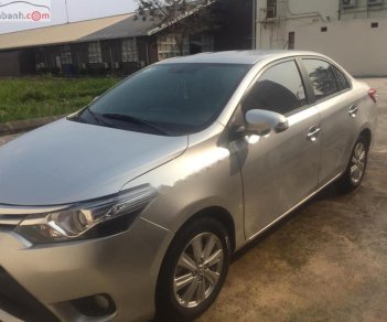 Toyota Vios 1.5E CVT 2016 - Bán ô tô Toyota Vios 1.5E CVT sản xuất năm 2016, màu bạc, giá tốt