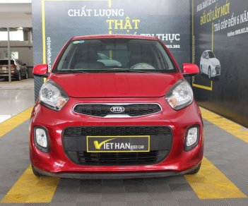 Kia Morning 1.25MT 2017 - Bán Kia Morning 1.25MT 2017, màu đỏ, hỗ trợ trả góp 70%