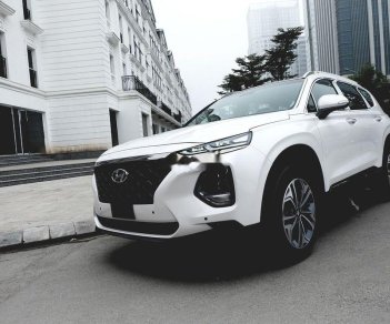 Hyundai Santa Fe   2019 - Cần bán Hyundai Santa Fe đời 2019, màu trắng