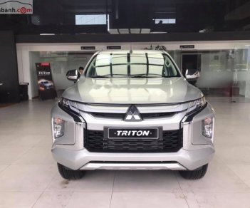 Mitsubishi Triton AT 2018 - Bán ô tô Mitsubishi Triton AT sản xuất năm 2018, màu bạc, nhập khẩu  