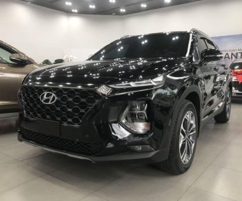 Hyundai Santa Fe   2019 - Bán Hyundai Santa Fe đời 2019, màu đen, giá tốt