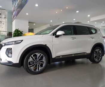 Hyundai Santa Fe   2019 - Cần bán xe Hyundai Santa Fe năm 2019, màu trắng