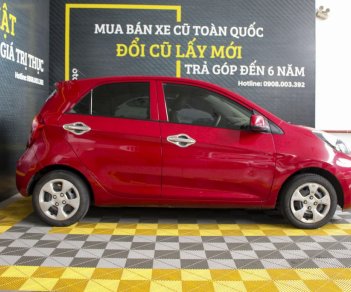 Kia Morning 1.25MT 2017 - Bán Kia Morning 1.25MT 2017, màu đỏ, hỗ trợ trả góp 70%