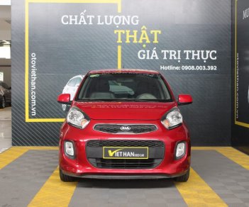 Kia Morning 1.25MT 2017 - Bán Kia Morning 1.25MT 2017, màu đỏ, hỗ trợ trả góp 70%