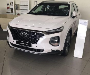 Hyundai Santa Fe   2019 - Cần bán xe Hyundai Santa Fe đời 2019, màu trắng