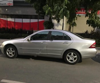 Mercedes-Benz C class C200 2002 - Cần bán Mercedes C200 năm 2002, màu bạc