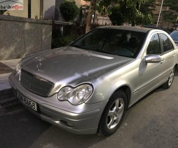 Mercedes-Benz C class C200 2002 - Cần bán Mercedes C200 năm 2002, màu bạc