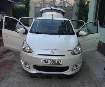 Mitsubishi Mirage   2013 - Bán lại xe Mitsubishi Mirage 2013, màu trắng, nhập khẩu