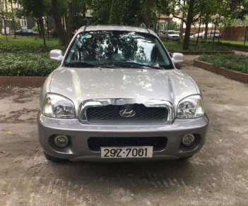 Hyundai Santa Fe     2003 - Bán Hyundai Santa Fe năm sản xuất 2003, màu bạc, nhập khẩu  