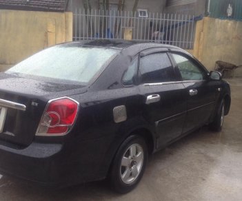 Daewoo Lacetti   2008 - Cần bán Daewoo Lacetti EX 1.6 MT năm sản xuất 2008, màu đen, số sàn 