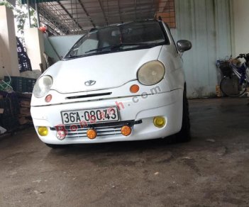 Daewoo Matiz 2004 - Bán Daewoo Matiz SE 0.8 MT sản xuất năm 2004, màu trắng, số sàn