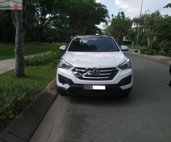 Hyundai Santa Fe 2015 - Bán ô tô Hyundai Santa Fe năm 2015, màu trắng, giá tốt