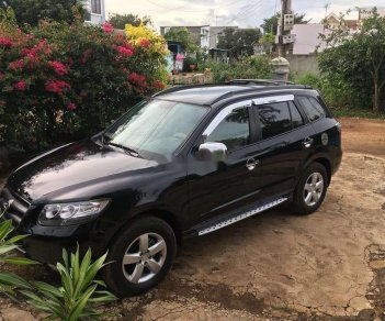 Hyundai Santa Fe  MT 2008 - Cần bán lại xe Hyundai Santa Fe MT đời 2008, màu đen