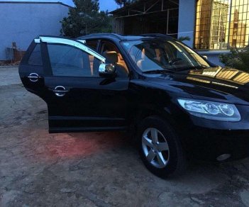 Hyundai Santa Fe  MT 2008 - Cần bán lại xe Hyundai Santa Fe MT đời 2008, màu đen